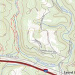 United States Geological Survey Bruceton Mills, WV (2023, 24000-Scale) digital map