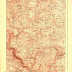 United States Geological Survey Bruceton Mills, WV-PA (1926, 62500-Scale) digital map