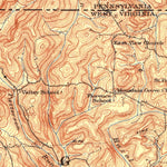 United States Geological Survey Bruceton Mills, WV-PA (1926, 62500-Scale) digital map