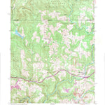 United States Geological Survey Bruceton Mills, WV-PA (1960, 24000-Scale) digital map