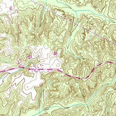 United States Geological Survey Bruceton, TN (1950, 24000-Scale) digital map