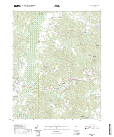 United States Geological Survey Bruceton, TN (2022, 24000-Scale) digital map