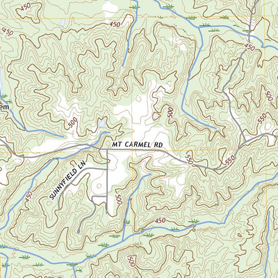 United States Geological Survey Bruceton, TN (2022, 24000-Scale) digital map
