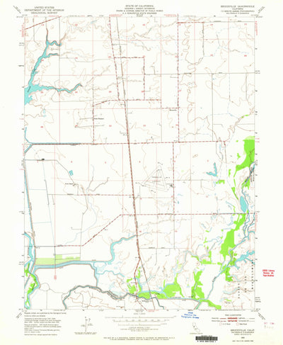 United States Geological Survey Bruceville, CA (1953, 24000-Scale) digital map