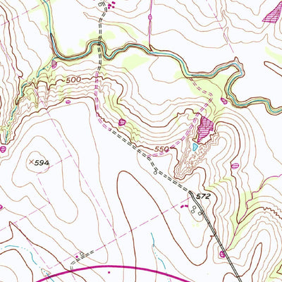 United States Geological Survey Bruceville, TX (1957, 24000-Scale) digital map