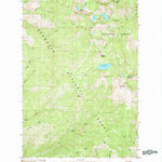 United States Geological Survey Bruin Hill, ID-MT (1985, 24000-Scale) digital map
