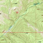 United States Geological Survey Bruin Hill, ID-MT (1994, 24000-Scale) digital map