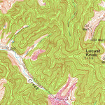 United States Geological Survey Bruin, KY (1971, 24000-Scale) digital map