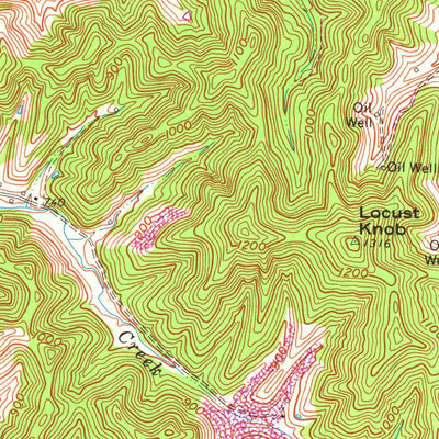 United States Geological Survey Bruin, KY (1971, 24000-Scale) digital map