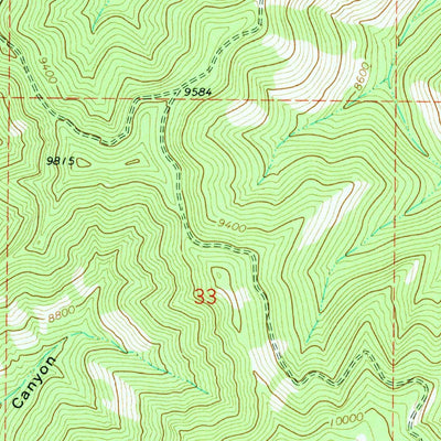 United States Geological Survey Bruin Point, UT (1972, 24000-Scale) digital map