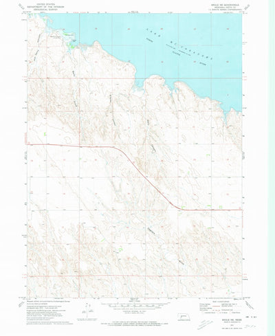 United States Geological Survey Brule NE, NE (1971, 24000-Scale) digital map