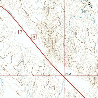 United States Geological Survey Brule NE, NE (1971, 24000-Scale) digital map
