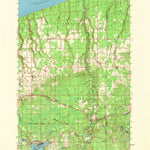 United States Geological Survey Brule, WI (1961, 62500-Scale) digital map