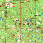 United States Geological Survey Brule, WI (1961, 62500-Scale) digital map