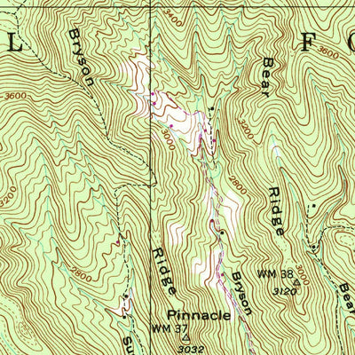 United States Geological Survey Brumley, VA (1938, 24000-Scale) digital map