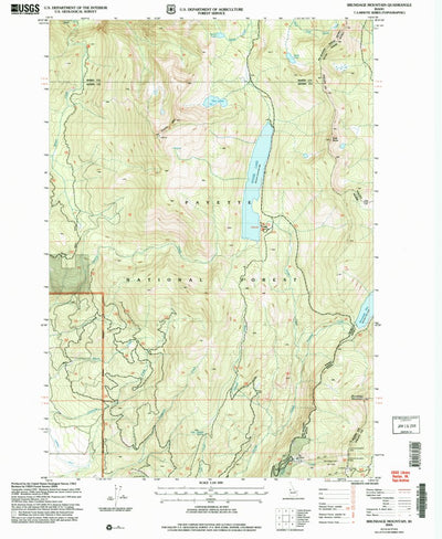 United States Geological Survey Brundage Mountain, ID (2004, 24000-Scale) digital map