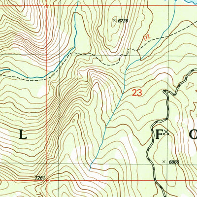 United States Geological Survey Brundage Mountain, ID (2004, 24000-Scale) digital map