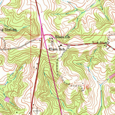 United States Geological Survey Brundidge NW, AL (1960, 24000-Scale) digital map