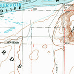 United States Geological Survey Bruneau Dunes, ID (1992, 24000-Scale) digital map
