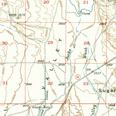 United States Geological Survey Bruneau, ID (1947, 62500-Scale) digital map