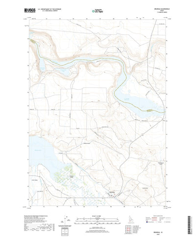 United States Geological Survey Bruneau, ID (2020, 24000-Scale) digital map