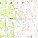 United States Geological Survey Bruner, MO (1982, 24000-Scale) digital map