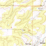 United States Geological Survey Bruno, AR (1967, 24000-Scale) digital map
