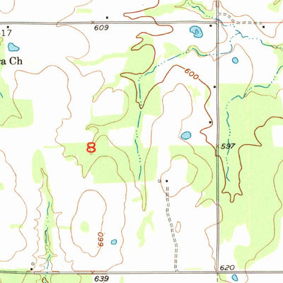 United States Geological Survey Bruno, OK (1957, 24000-Scale) digital map