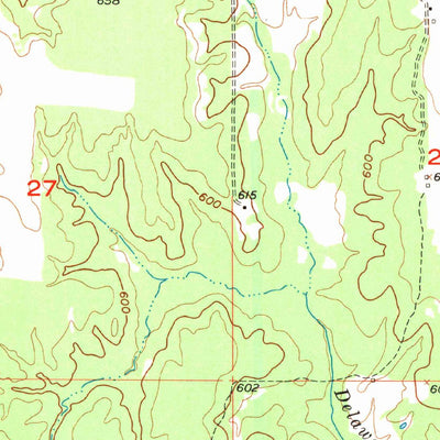 United States Geological Survey Bruno, OK (1957, 24000-Scale) digital map