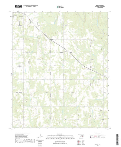 United States Geological Survey Bruno, OK (2019, 24000-Scale) digital map