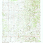 United States Geological Survey Bruno Peak, AZ (1986, 24000-Scale) digital map