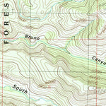United States Geological Survey Bruno Peak, AZ (1986, 24000-Scale) digital map