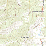 United States Geological Survey Bruno Peak, AZ (2021, 24000-Scale) digital map