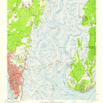 United States Geological Survey Brunswick East, GA (1956, 24000-Scale) digital map