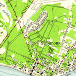 United States Geological Survey Brunswick East, GA (1956, 24000-Scale) digital map