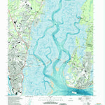 United States Geological Survey Brunswick East, GA (1993, 24000-Scale) digital map