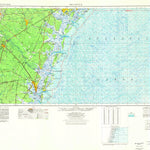 United States Geological Survey Brunswick, GA (1956, 250000-Scale) digital map