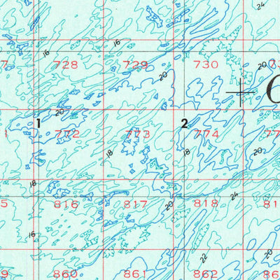 United States Geological Survey Brunswick, GA (1956, 250000-Scale) digital map