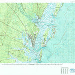 United States Geological Survey Brunswick, GA (1981, 100000-Scale) digital map