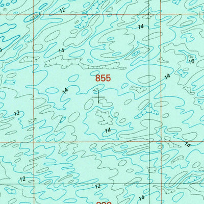 United States Geological Survey Brunswick, GA (1981, 100000-Scale) digital map