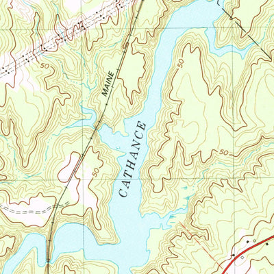 United States Geological Survey Brunswick, ME (1980, 24000-Scale) digital map