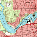 United States Geological Survey Brunswick, ME (1996, 24000-Scale) digital map
