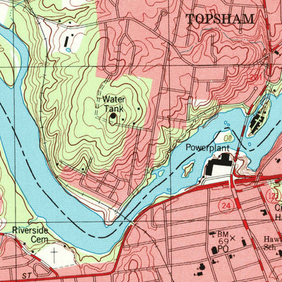 United States Geological Survey Brunswick, ME (1996, 24000-Scale) digital map