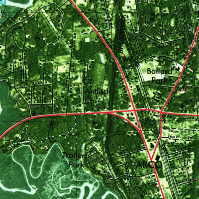 United States Geological Survey Brunswick West, GA (1979, 24000-Scale) digital map