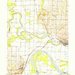 United States Geological Survey Brunswick West, MO (1951, 24000-Scale) digital map