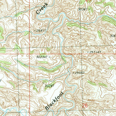 United States Geological Survey Brusett, MT (1983, 24000-Scale) digital map