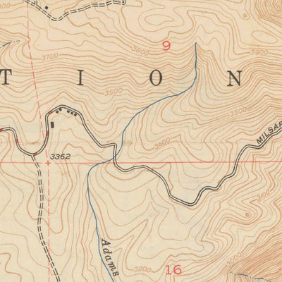 United States Geological Survey Brush Creek, CA (1949, 24000-Scale) digital map
