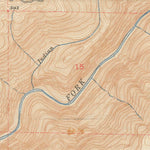 United States Geological Survey Brush Creek, CA (1949, 24000-Scale) digital map