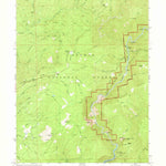 United States Geological Survey Brush Creek, CA (1970, 24000-Scale) digital map