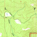 United States Geological Survey Brush Creek, CA (1970, 24000-Scale) digital map